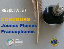 Découvrez les lauréats du concours des Jeunes Plumes Francophones 2023 !